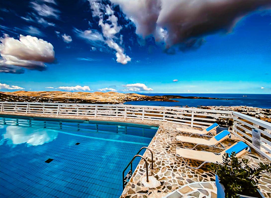 20 Rooms hotel for sale Paros Greece, with sea view