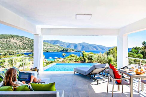 Seafront Villa Lefkada Island Greece for sale, Luxury Villa Lefkada Greece 29