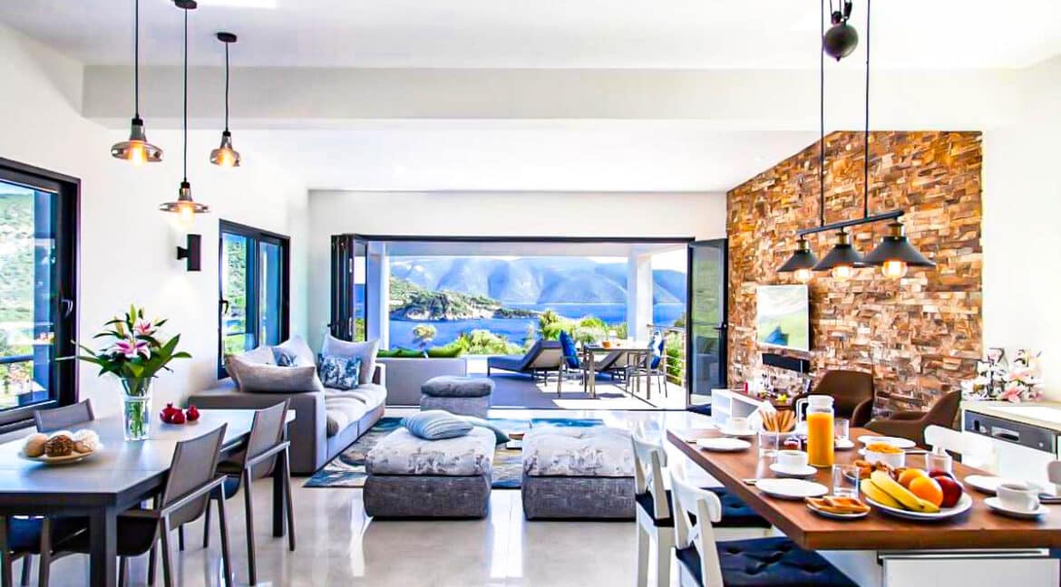 Seafront Villa Lefkada Island Greece for sale, Luxury Villa Lefkada Greece 34
