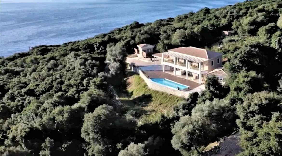 Villa Lefkada with sea view and big land for sale, Lefkada Realty 1