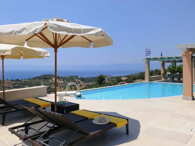 Big Villa in Porto Heli, with Sea view and Pool