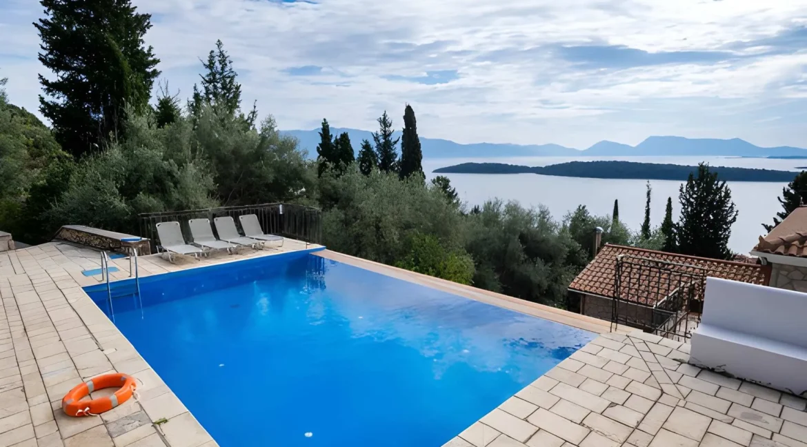 Complex of 2 Villas for sale Galini Lefkada Island 6