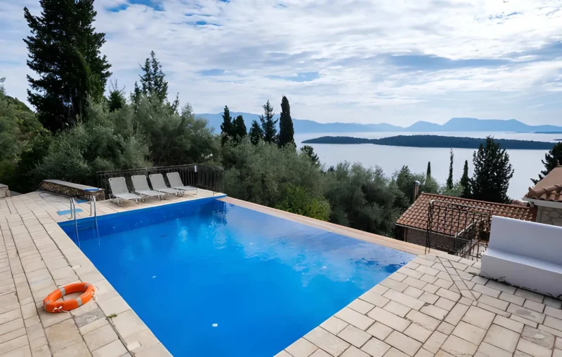 Complex of 2 Villas for sale Galini Lefkada Island