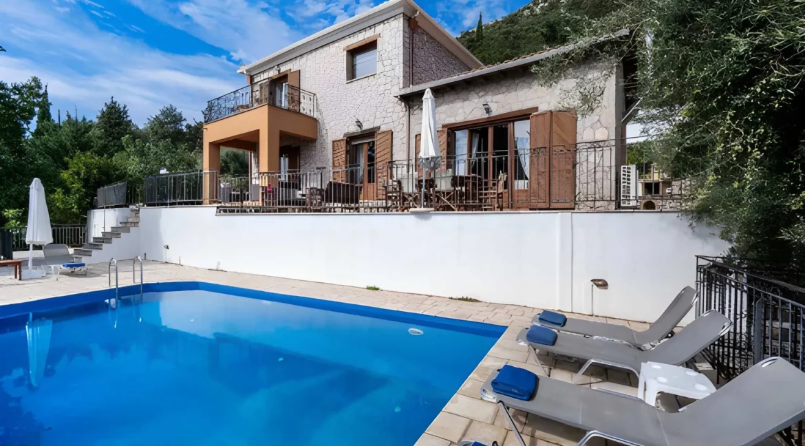 Complex of 2 Villas for sale Galini Lefkada Island 9