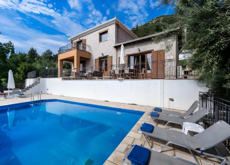 Complex of 2 Villas for sale Galini Lefkada Island