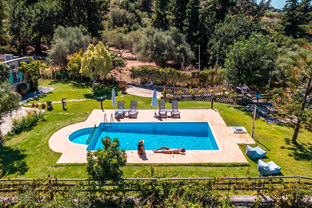 Property in Crete with heated pool for sale, near Chania