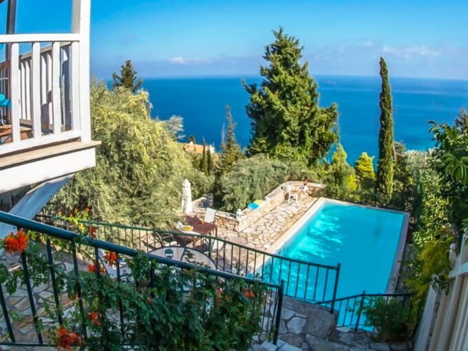 Sea View Villa in West Lefkada Homes in Lefkada, Properties in Lefkada for sale