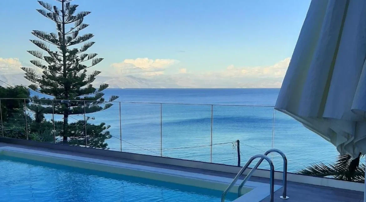 Seafront Villa For Sale Corfu Greece 1