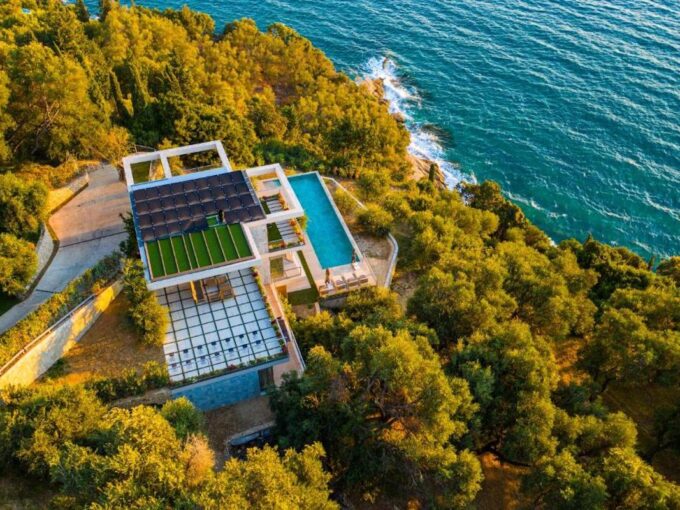 Seafront Villa In West Corfu for sale, Corfu Properties