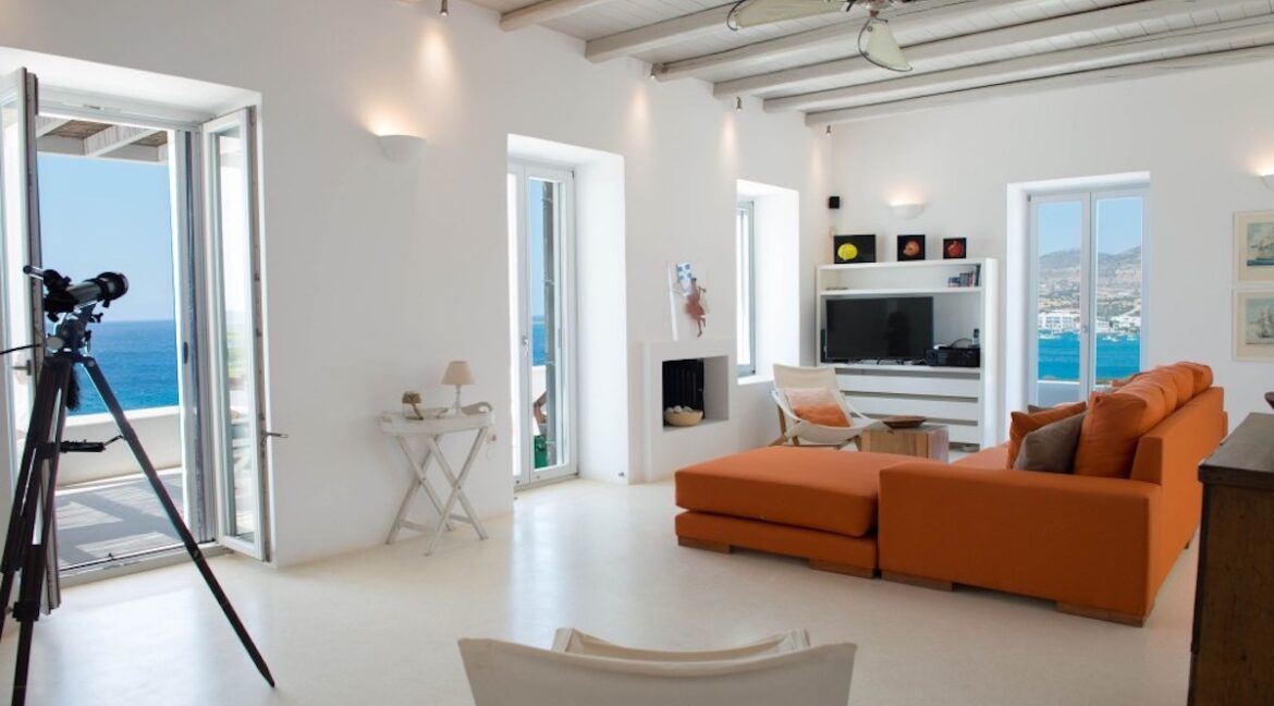 Seafront Villa Paros Greece for sale, Beachfront Property for sale Paros island 13