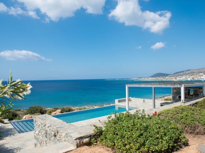 Seafront Villa Paros Greece for sale, Beachfront Property for sale Paros island