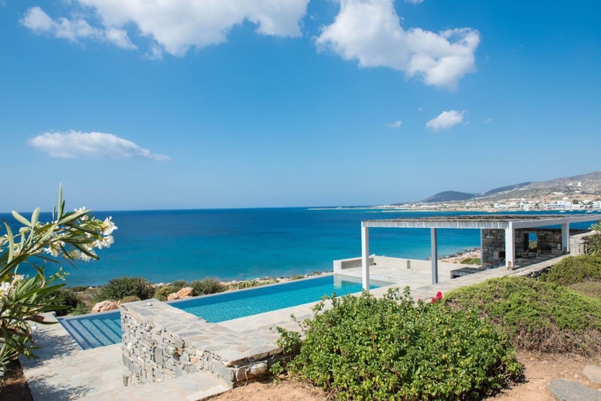 Seafront Villa Paros Greece for sale