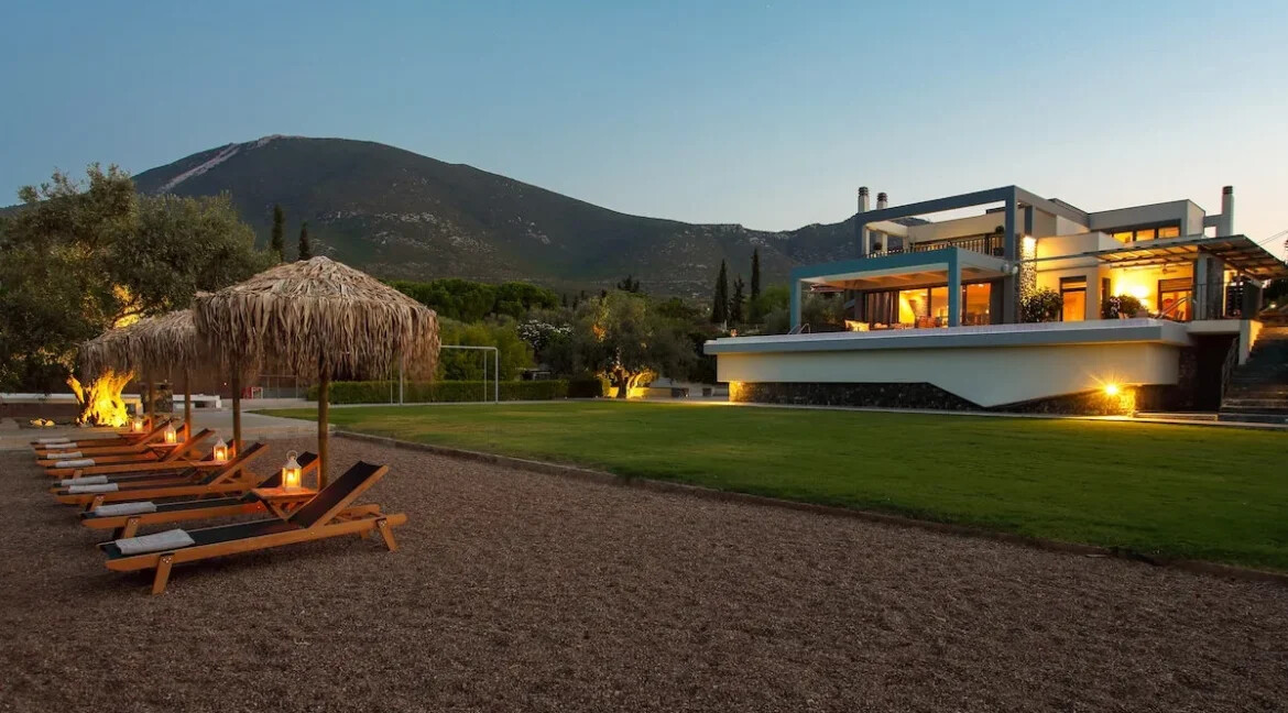 Seafront Villa near Athens with private beach, Chalkida Greece 1