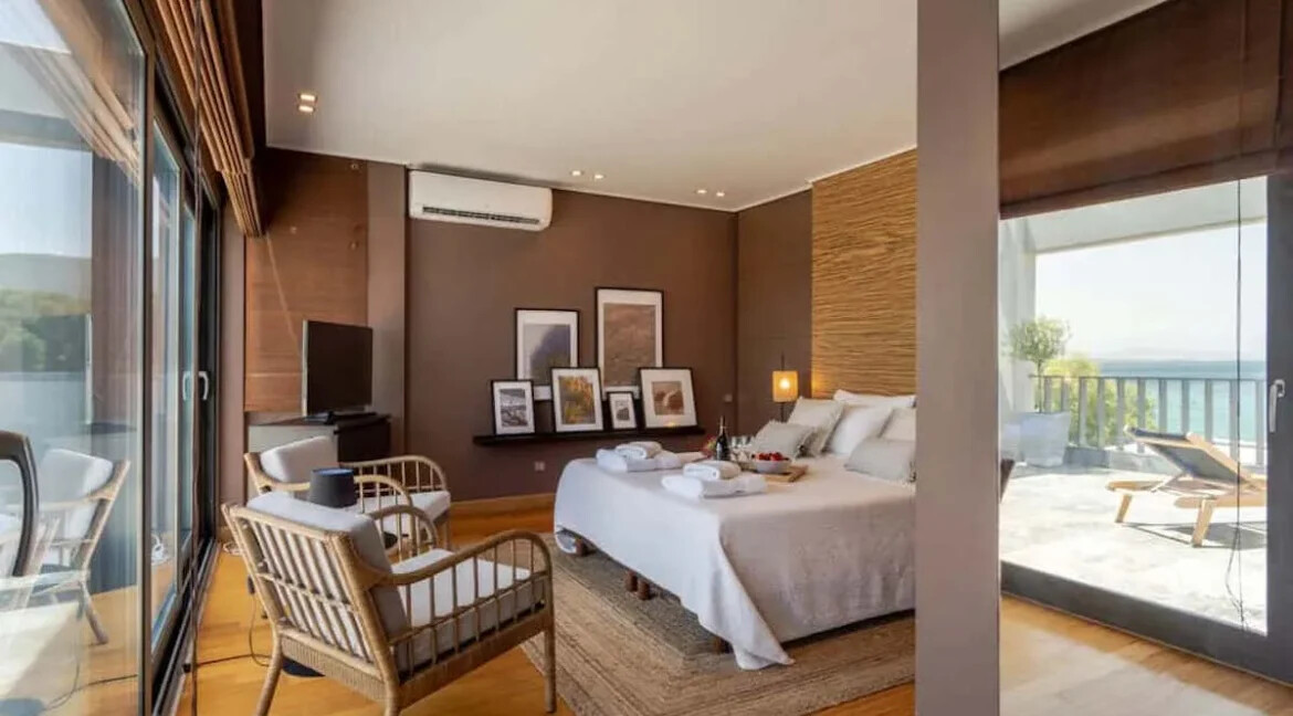 Seafront Villa near Athens with private beach, Chalkida Greece 11