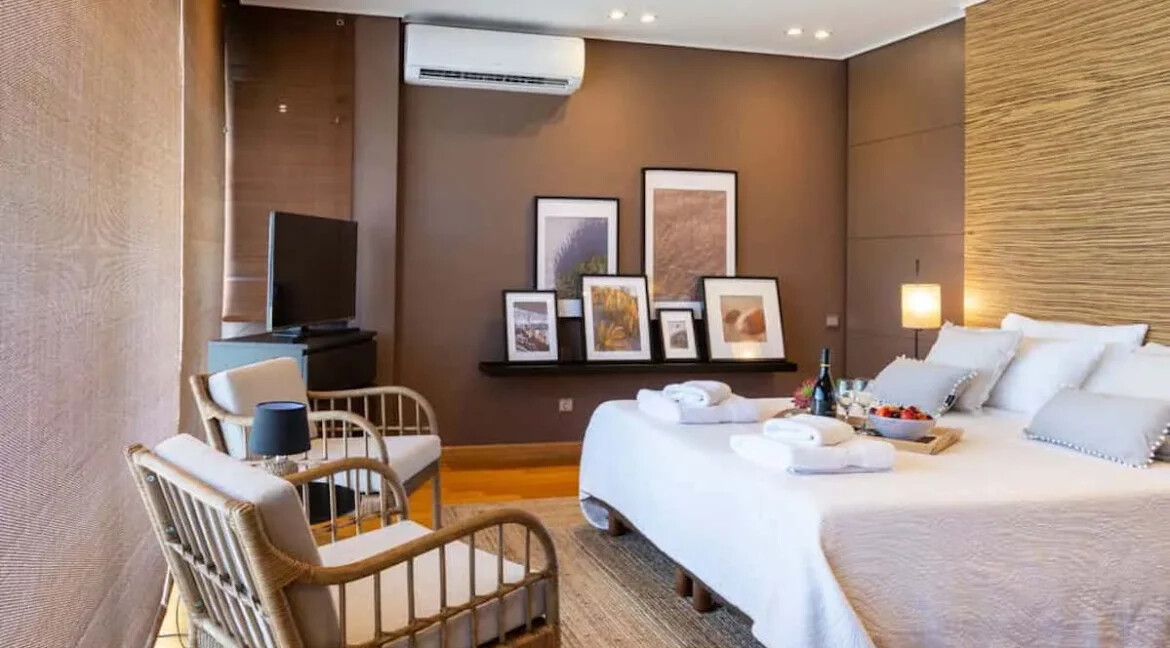 Seafront Villa near Athens with private beach, Chalkida Greece 13