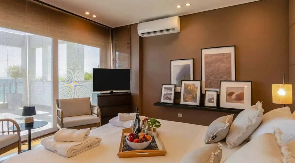 Seafront Villa near Athens with private beach, Chalkida Greece 14