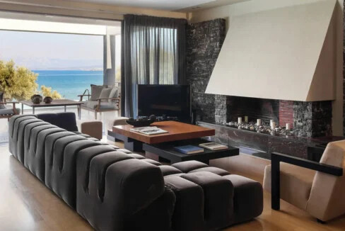 Seafront Villa near Athens with private beach, Chalkida Greece 28