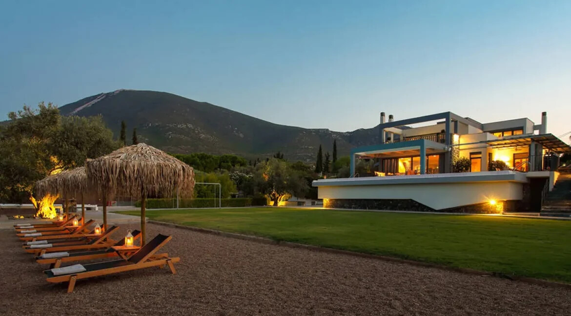 Seafront Villa near Athens with private beach, Chalkida Greece 33