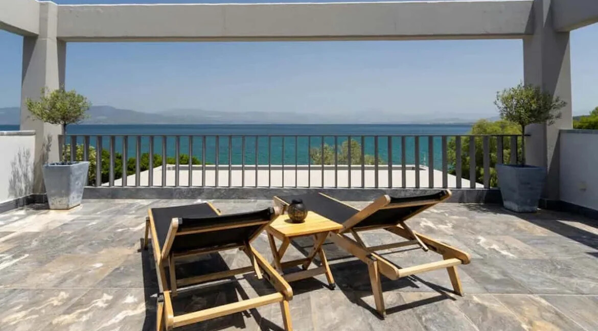 Seafront Villa near Athens with private beach, Chalkida Greece 6