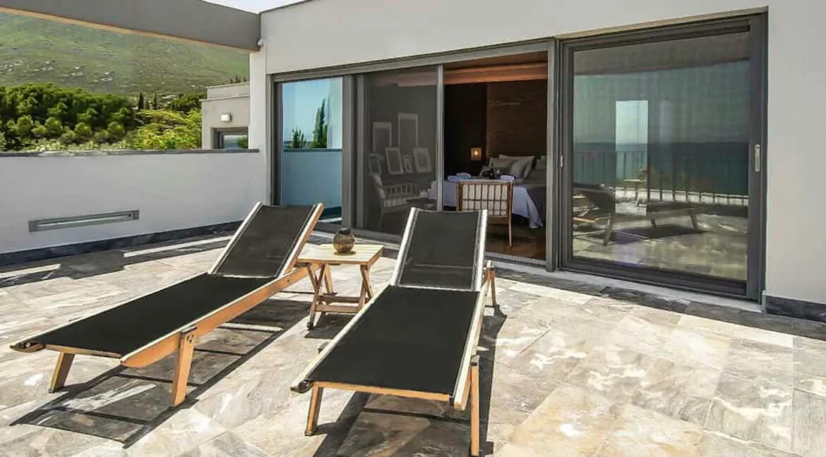 Seafront Villa near Athens with private beach, Chalkida Greece 7