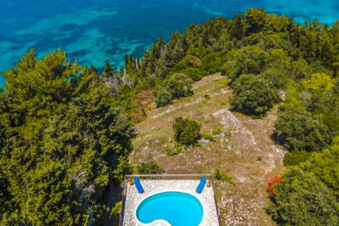 Small Seafront Villa Paxos Island Greece for sale, Buy Seaside Villa Paxoi Corfu 4