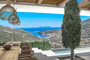 New Constructed Sea View villa with swimming pool for sale in Lefkada