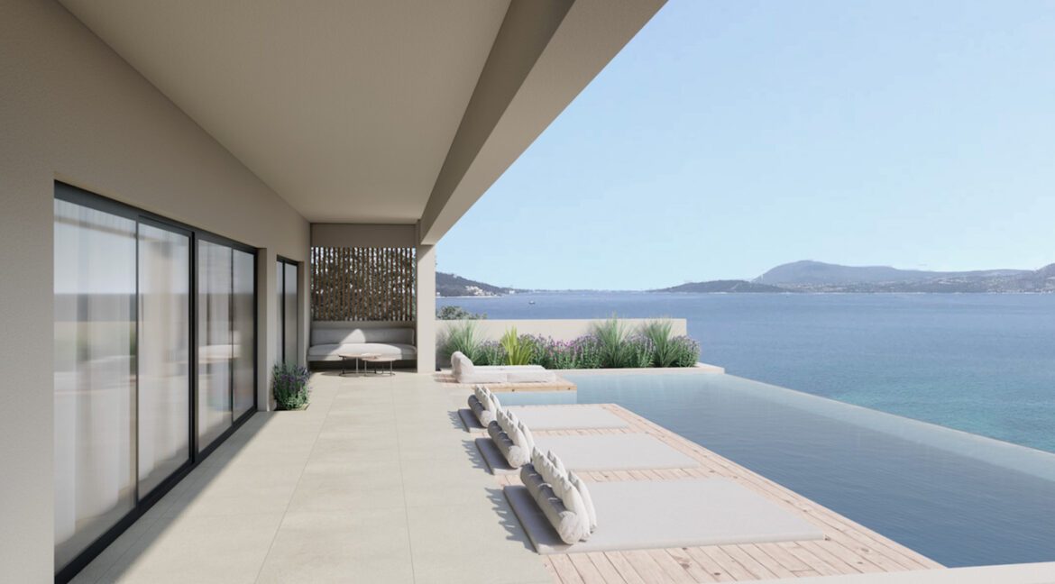 New Constructed seafront Villa in Lefkada, Buy Seafront Property Lefkada Island 4