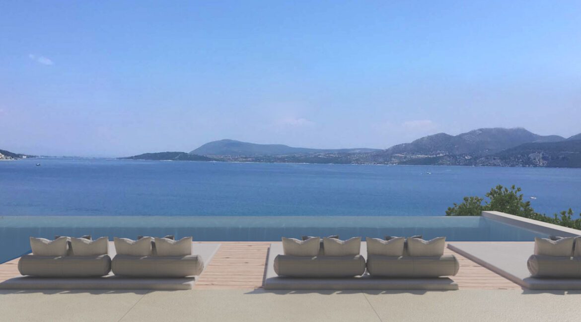 New Constructed seafront Villa in Lefkada, Buy Seafront Property Lefkada Island 5