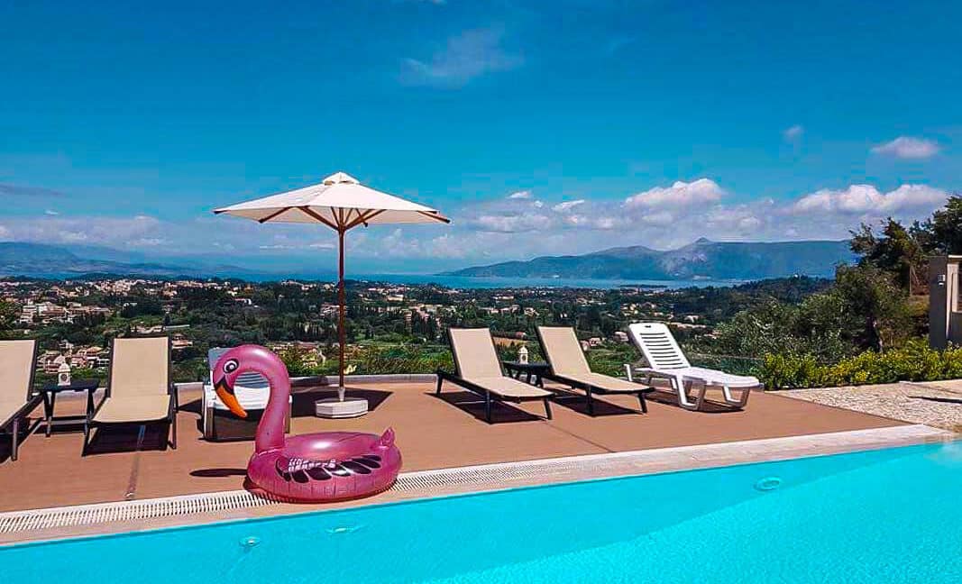 villas in Corfu Greec, Sea View Villa for Sale in Corfu Island Greece for sale