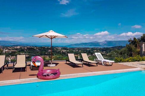 villas in Corfu Greec, Sea View Villa for Sale in Corfu Island Greece for sale