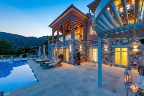 Waterfront Villa for sale Elounda Crete Greece 1