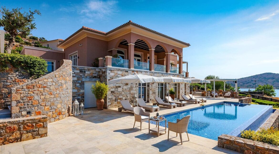 Waterfront Villa for sale Elounda Crete Greece