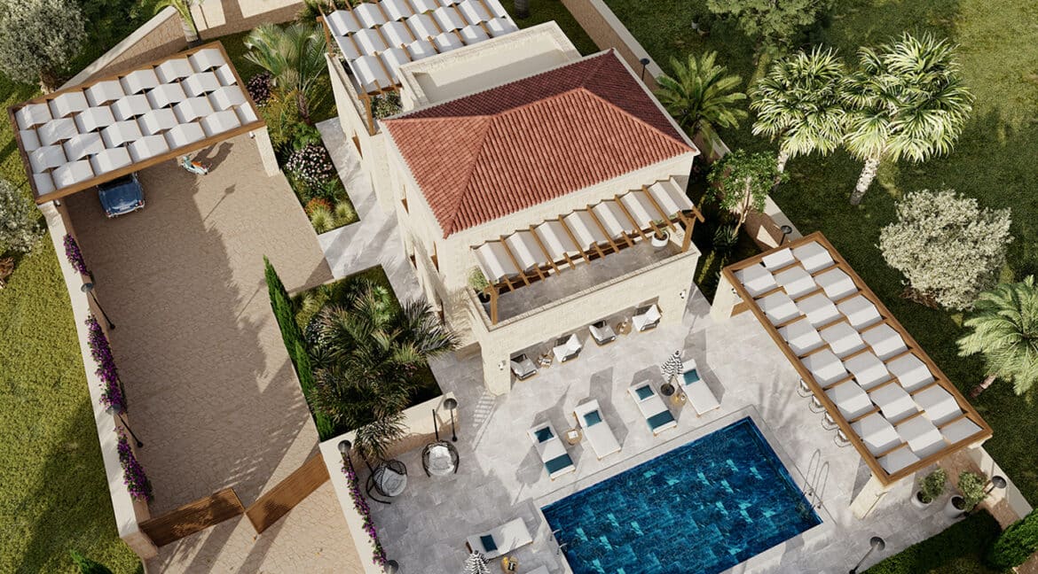 New Villa under Construction Chania Villa. Top villas in Crete Island1