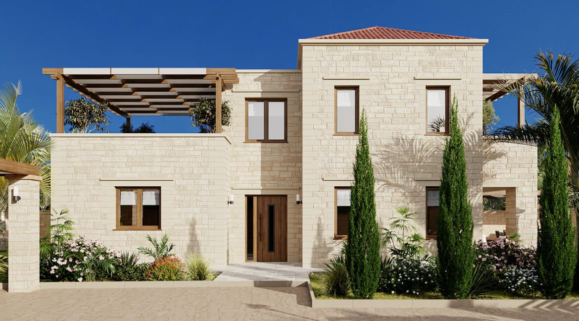 New Villa under Construction Chania Villa. Top villas in Crete Island2