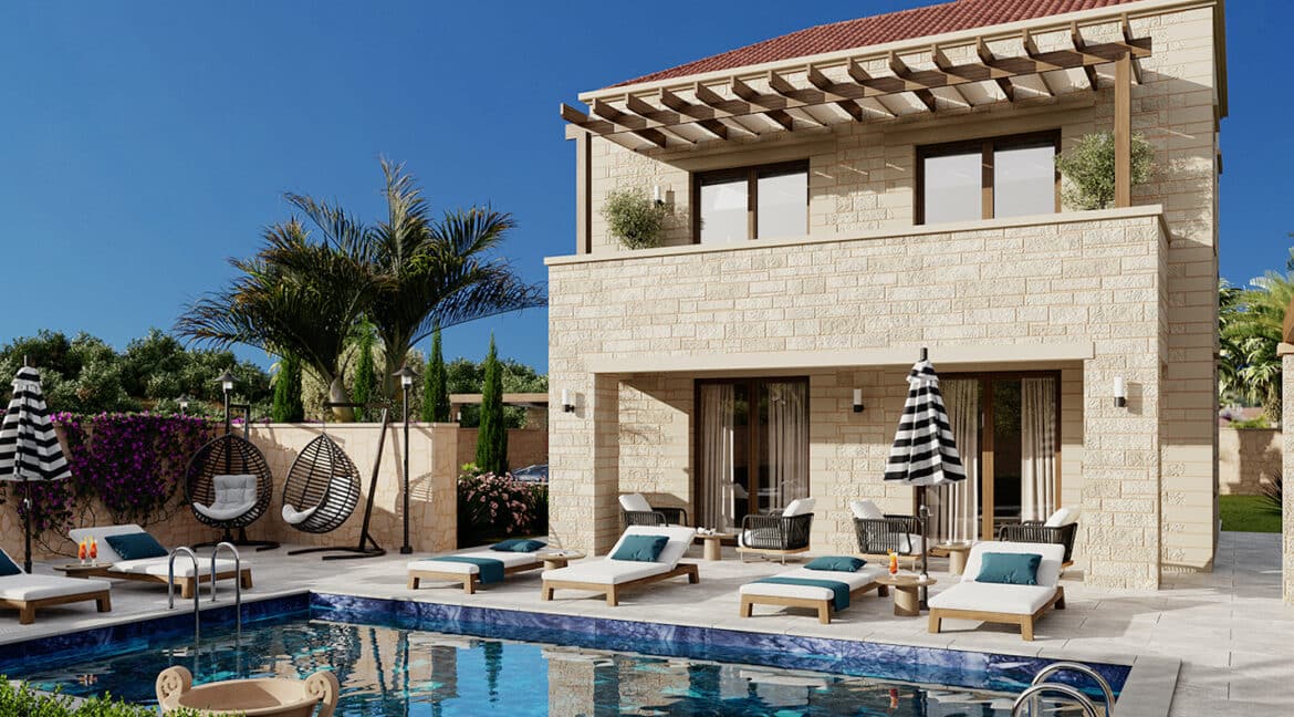 New Villa under Construction Chania Villa. Top villas in Crete Island3