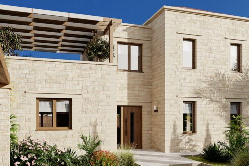 New Villa under Construction Chania Villa. Top villas in Crete Island5