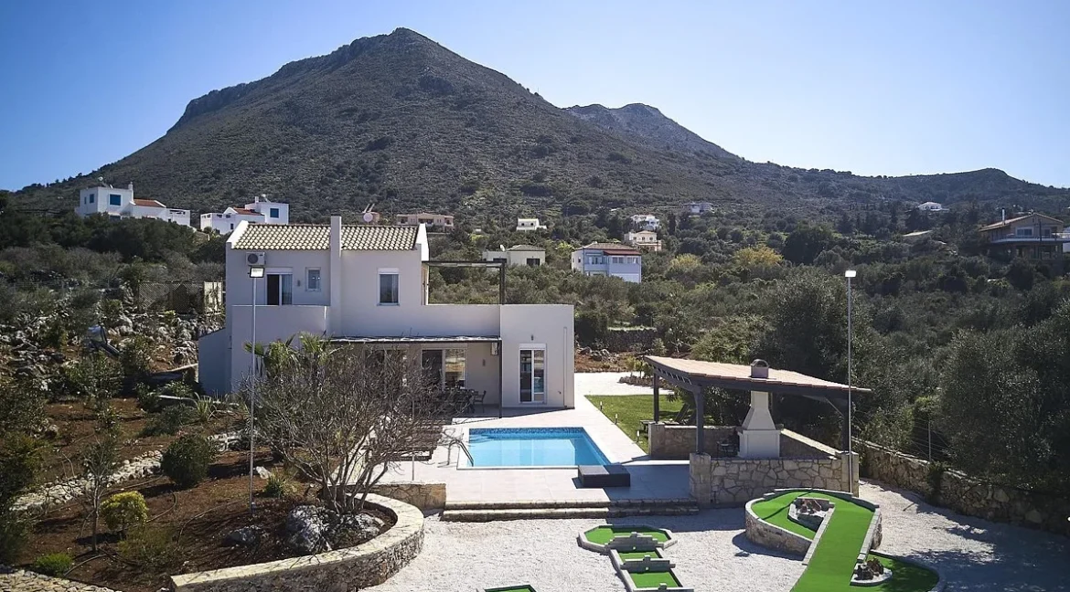 Villa with mountain views and Mini Golf, close to the sea Crete near Chania16