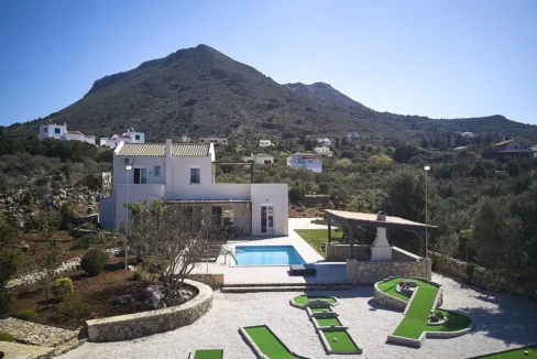 Villa with mountain views and Mini Golf, close to the sea Crete near Chania16