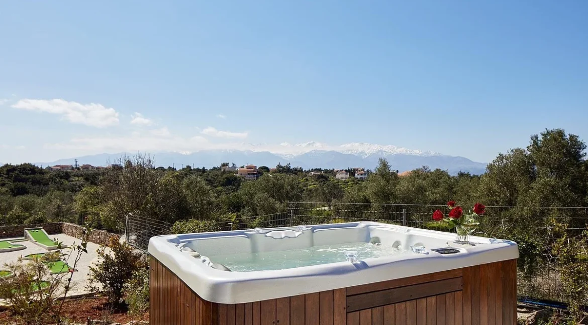 Villa with mountain views and Mini Golf, close to the sea Crete near Chania46