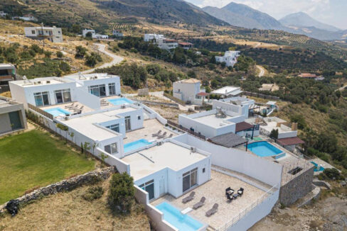 Four Seaview Villas for sale Crete