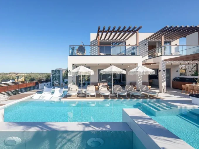 Luxurious Seaview Villa Rethymno Crete