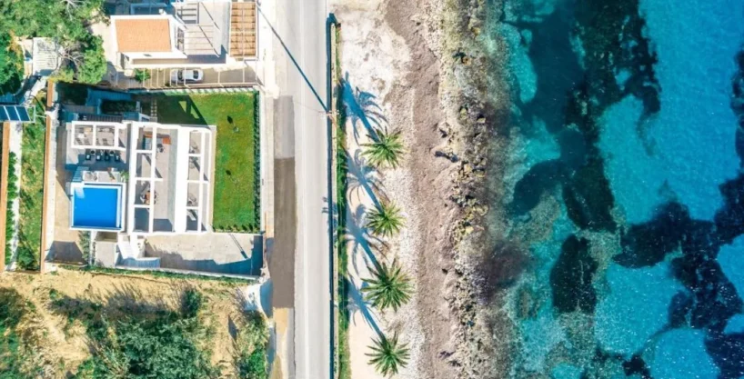 Sea-front villa Zakynthos