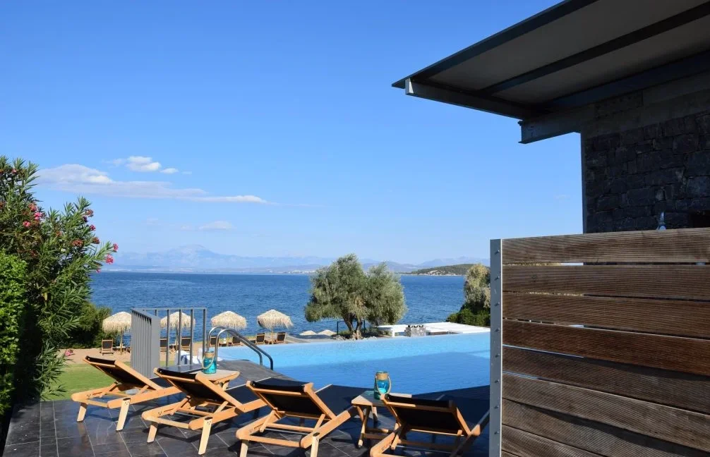 Seafront Villa near Athens with private beach, Chalkida 26