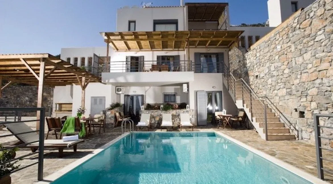 Elounda Crete Villa in a complex with panoramic sea views 20