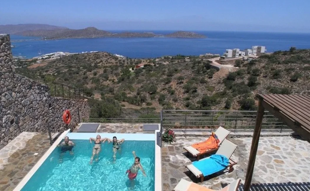 Elounda Crete Villa in a complex with panoramic sea views 25