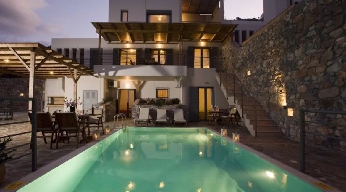 Elounda Crete Villa in a complex with panoramic sea views 26
