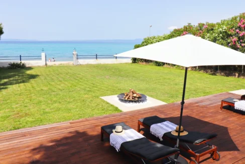 Seafront Villa at Hanioti Halkidiki for sale