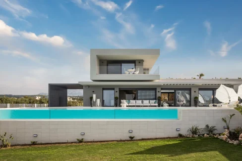 Seaside Luxury Villa with Panoramic Views in Chania, Crete