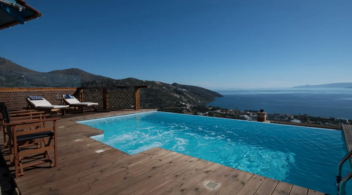 Villa With Panoramic Sea Views Agios Nikolaos Crete 16