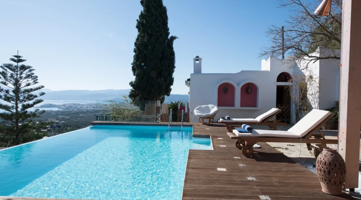 Villa With Panoramic Sea Views Agios Nikolaos Crete 18